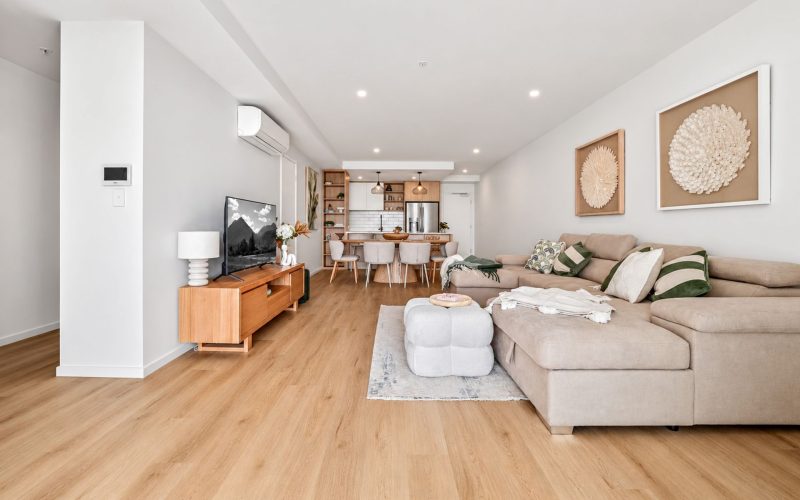 Elevated East-Facing Apartment with Spacious Three Bedroom + Study Layout