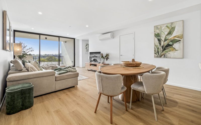 Elevated East-Facing Apartment with Spacious Three Bedroom + Study Layout