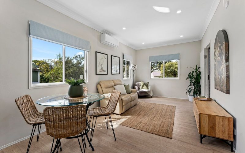 ELEVATED HOME WITH A FLEXIBLE LAYOUT